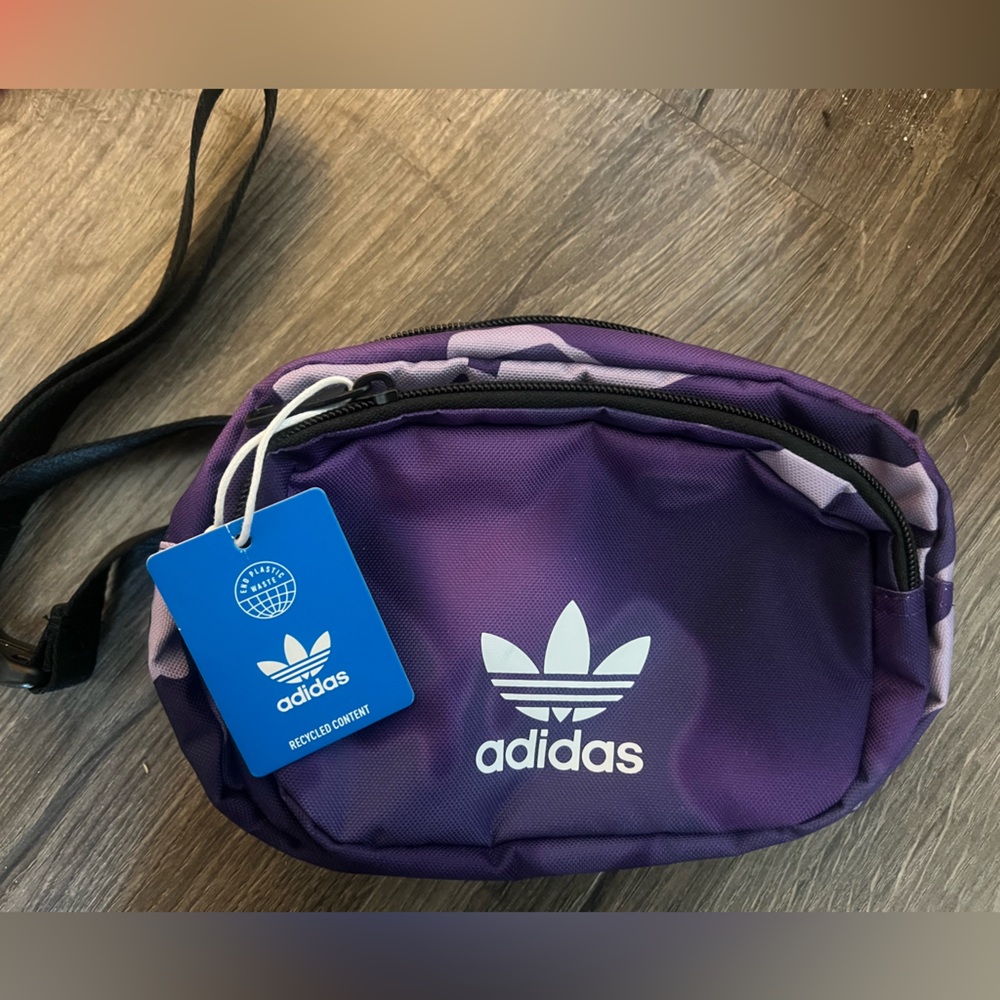 Adidas Purple-Camo Waist Bag